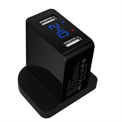 Nshi EU US 2 Port USB Chargers Fast Charging QC 3.0 Travel USB Wall Charger