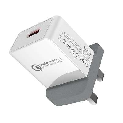 2020 New 18w Safety Usb Qc3.0 Wall Charger